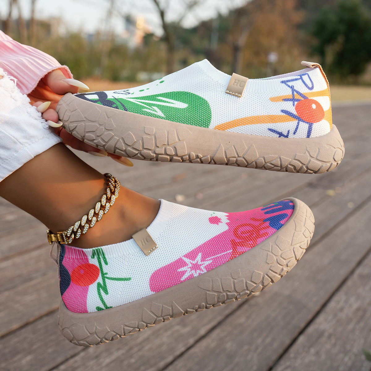 Gloria | Sneakers comode con rialzo interno
