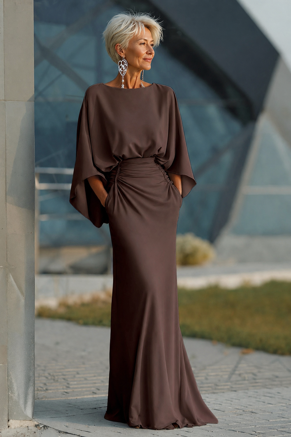 Alice | Abito elegante con schiena scoperta a V