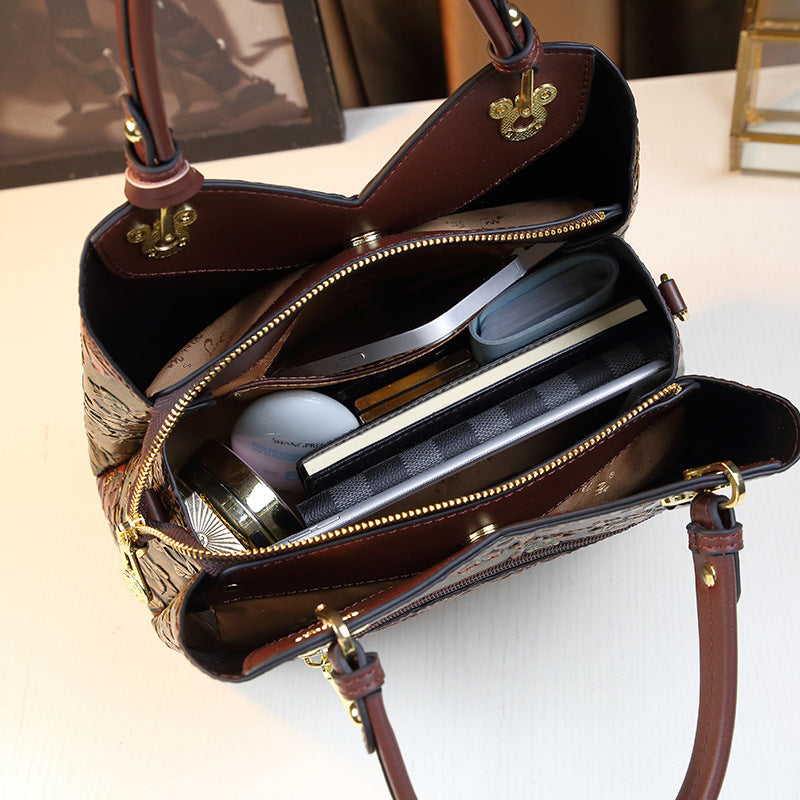 Elena | Borsa tote vintage XL elegante e capiente