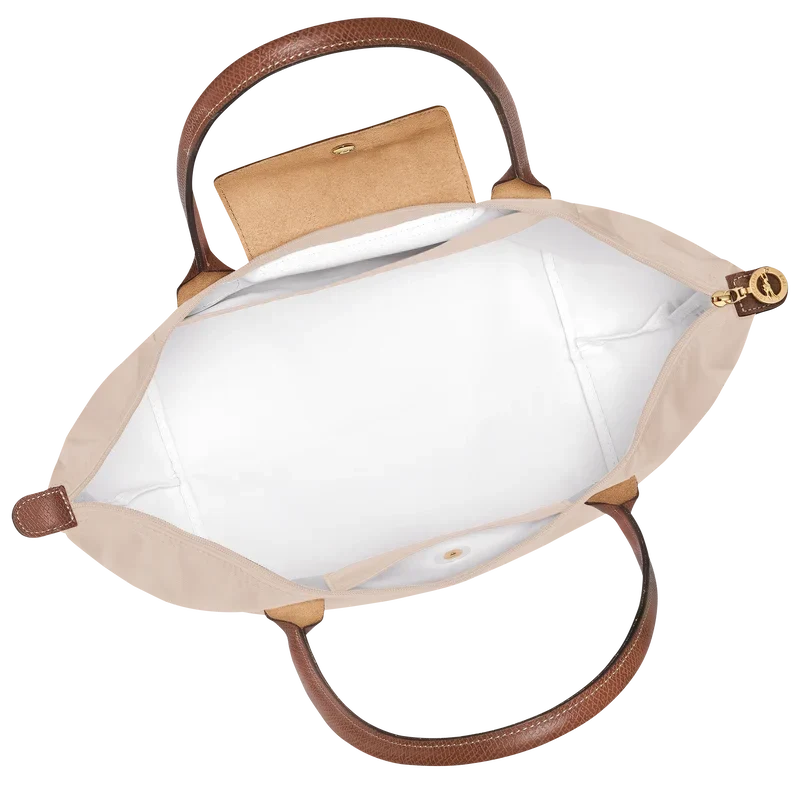 Borsa premium pieghevole in nylon | Bianco osso
