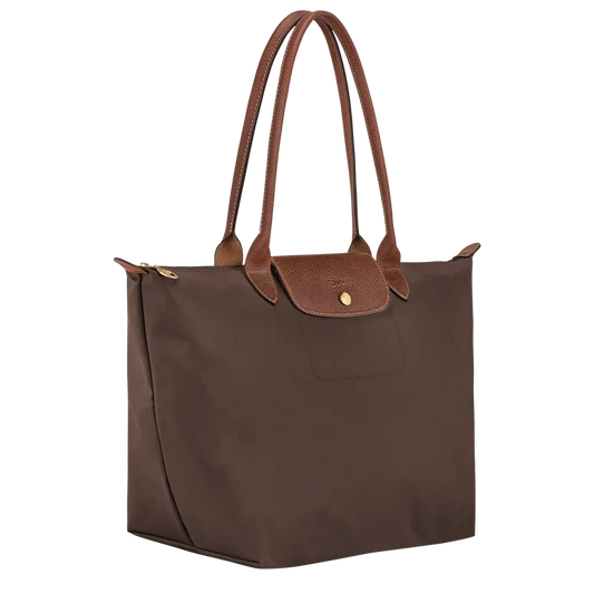 Borsa premium pieghevole in nylon | Moka