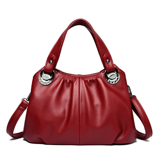 Carla | Borsa tote 3 in 1 in vera pelle, a mano, a spalla e a tracolla