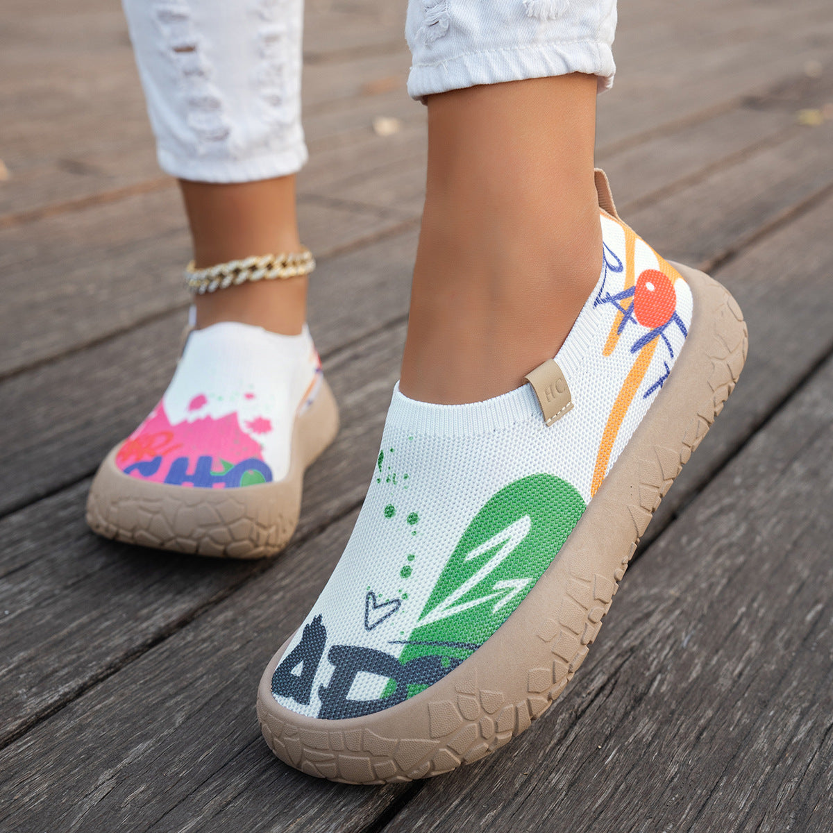 Gloria | Sneakers comode con rialzo interno