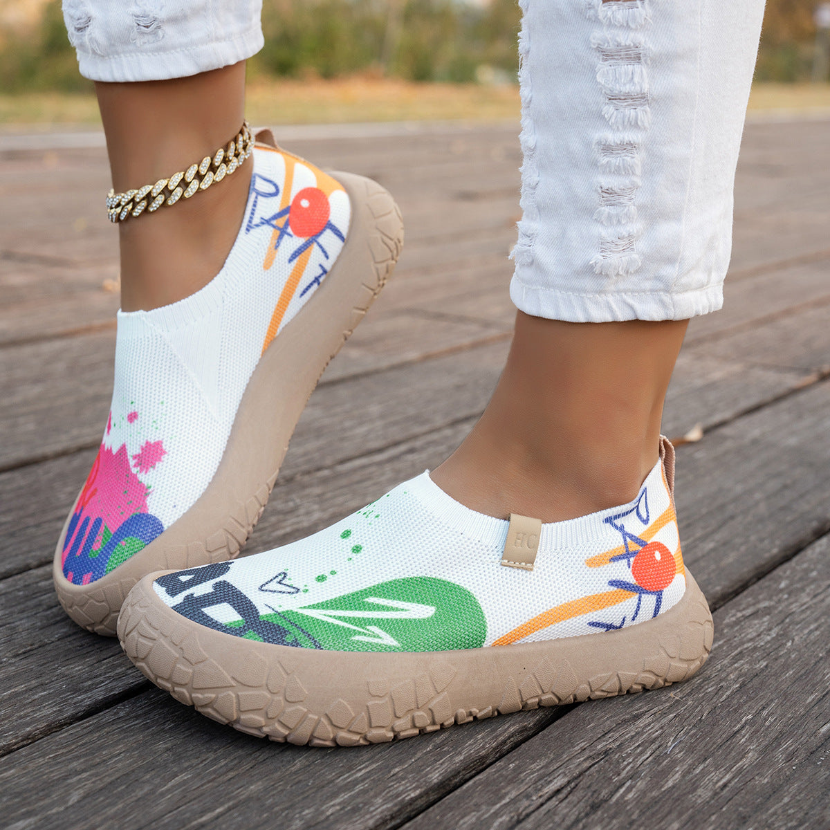 Gloria | Sneakers comode con rialzo interno