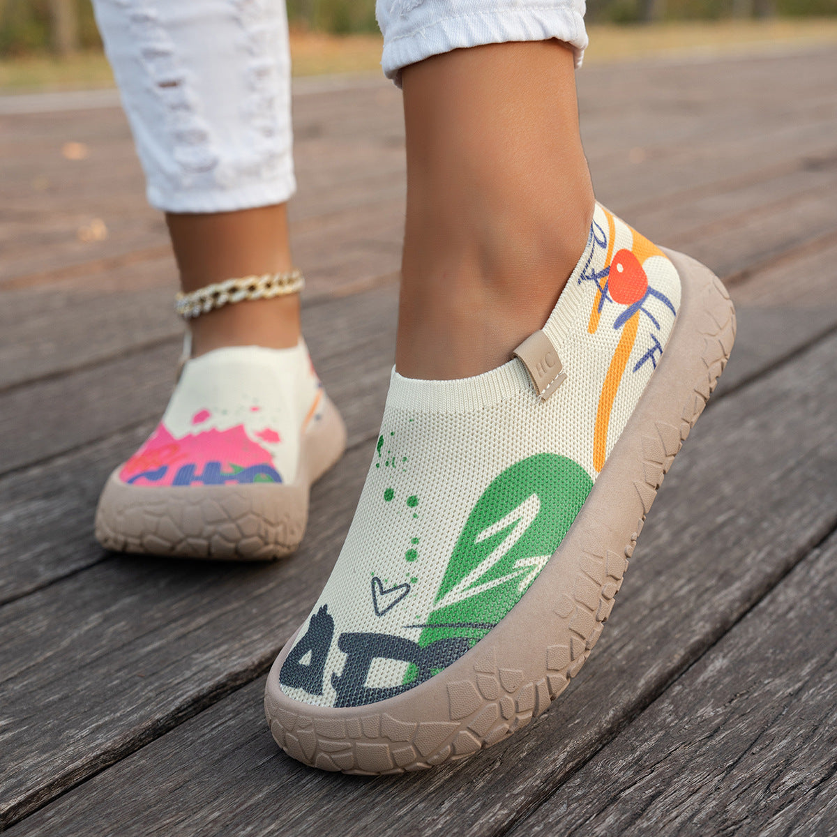 Gloria | Sneakers comode con rialzo interno