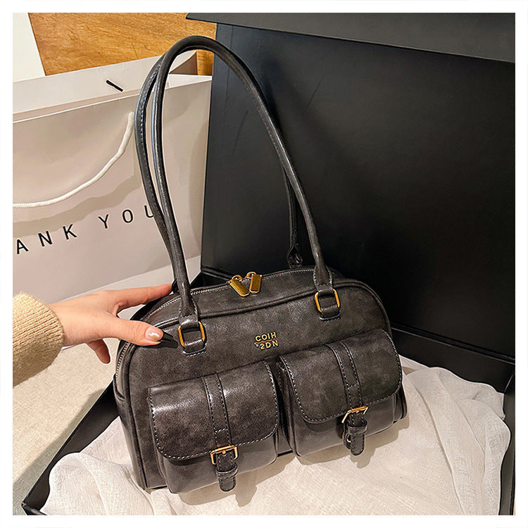Martina | Borsa tote vintage Boston trapuntata