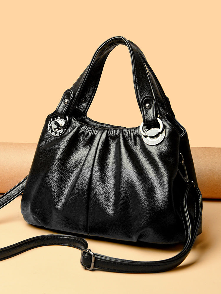 Carla | Borsa tote 3 in 1 in vera pelle, a mano, a spalla e a tracolla
