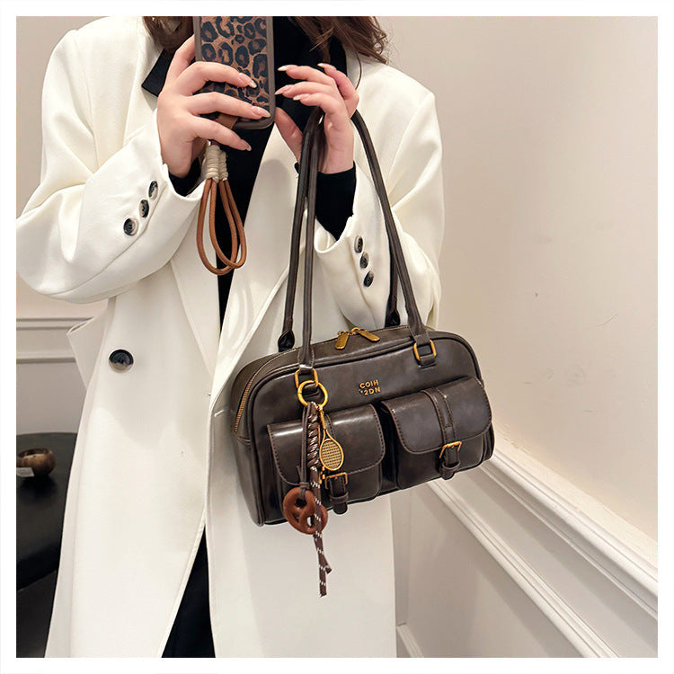 Martina | Borsa tote vintage Boston trapuntata