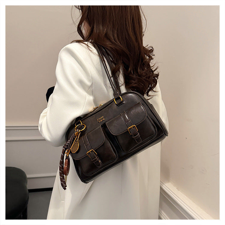 Martina | Borsa tote vintage Boston trapuntata