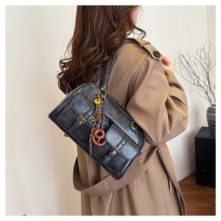 Martina | Borsa tote vintage Boston trapuntata