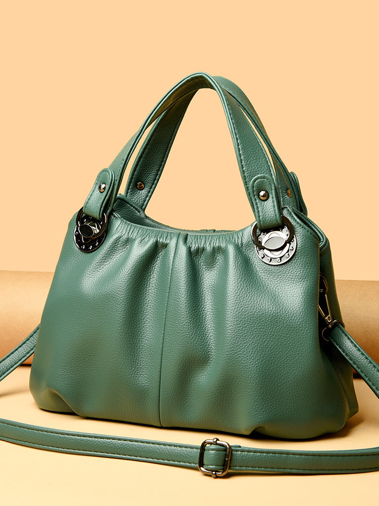 Carla | Borsa tote 3 in 1 in vera pelle, a mano, a spalla e a tracolla