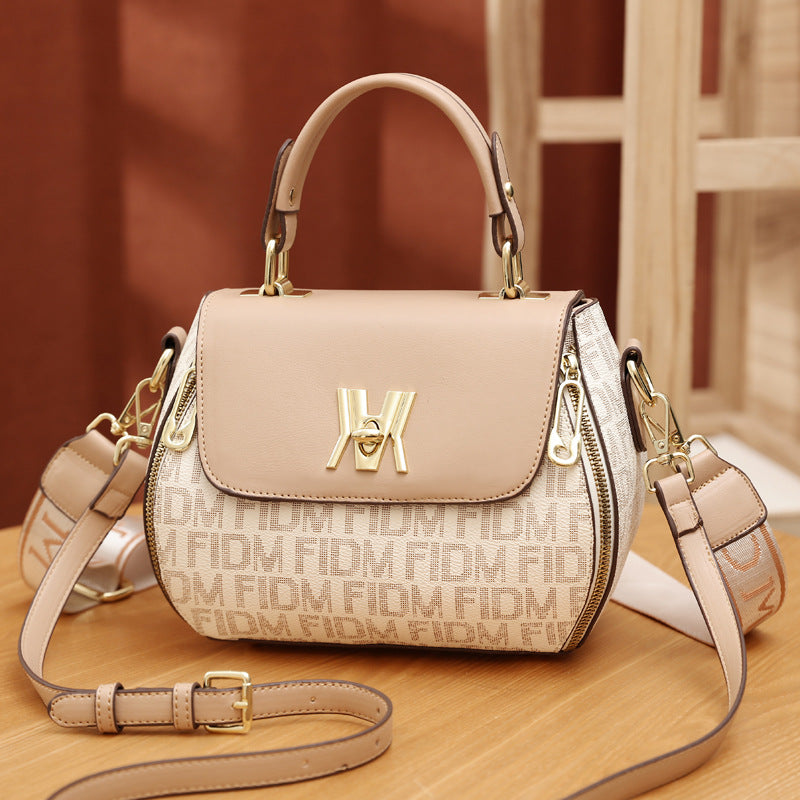 Claudia | Borsa classica stampata convertibile a spalla e a tracolla
