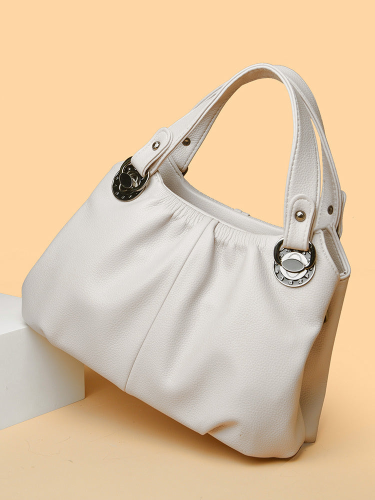 Carla | Borsa tote 3 in 1 in vera pelle, a mano, a spalla e a tracolla