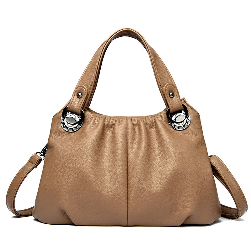 Carla | Borsa tote 3 in 1 in vera pelle, a mano, a spalla e a tracolla
