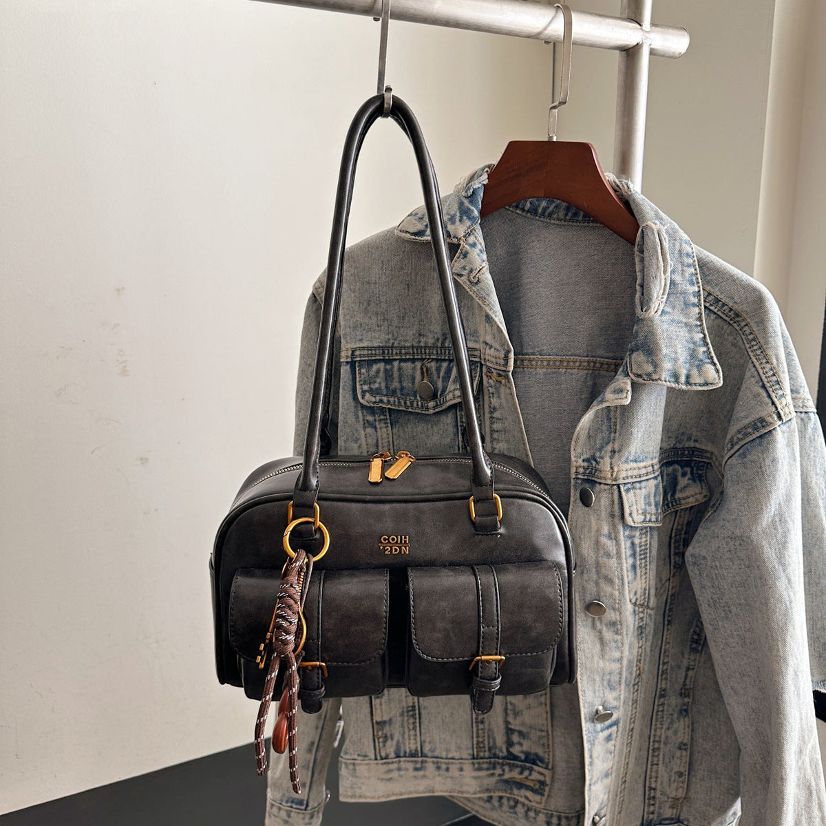 Martina | Borsa tote vintage Boston trapuntata