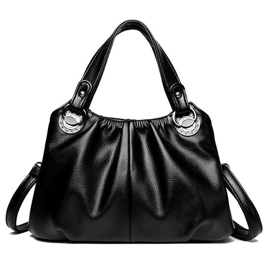 Carla | Borsa tote 3 in 1 in vera pelle, a mano, a spalla e a tracolla