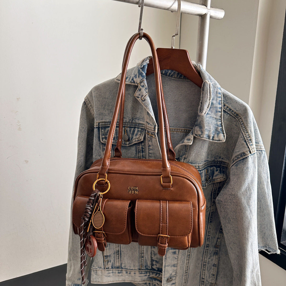 Martina | Borsa tote vintage Boston trapuntata
