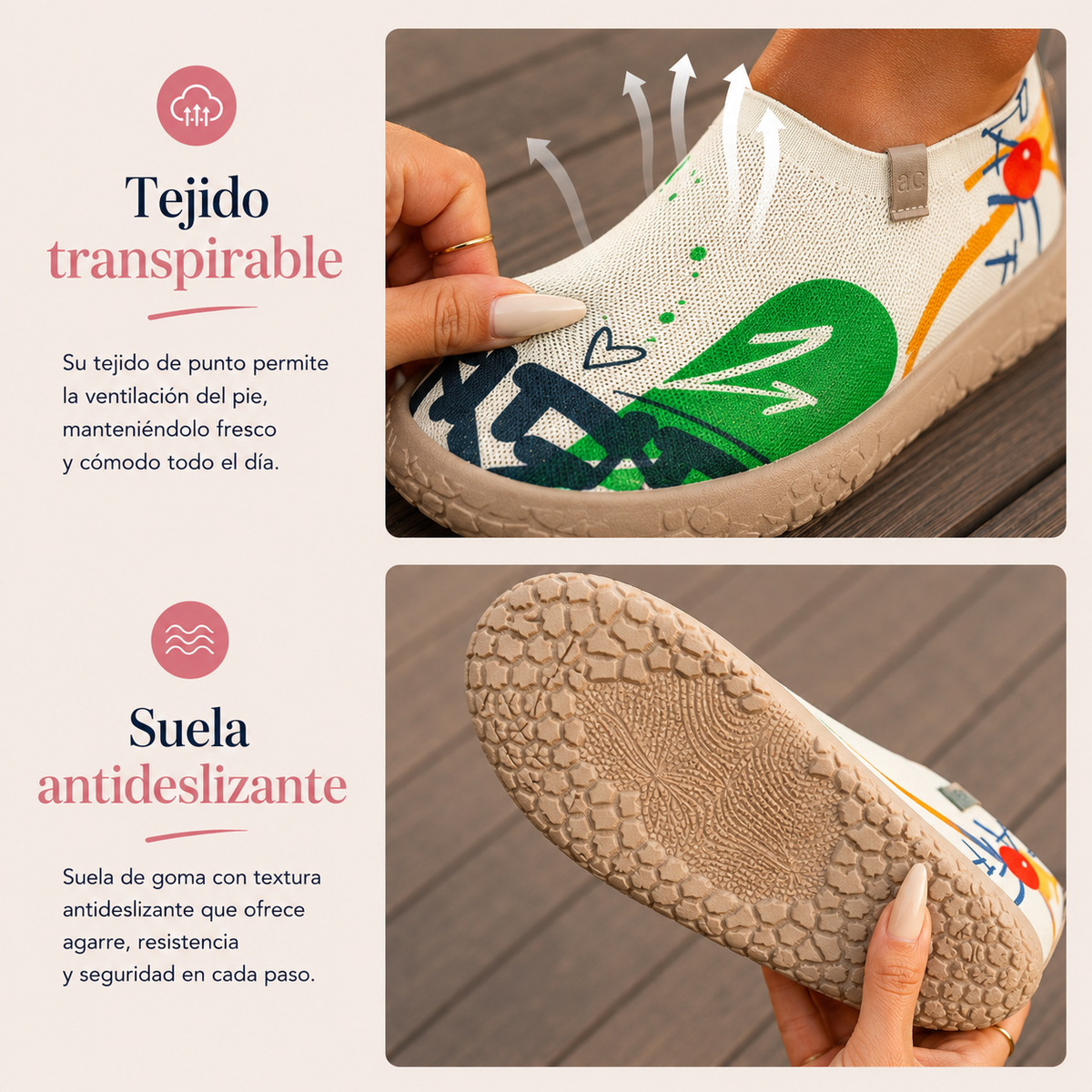 Gloria | Sneakers comode con rialzo interno