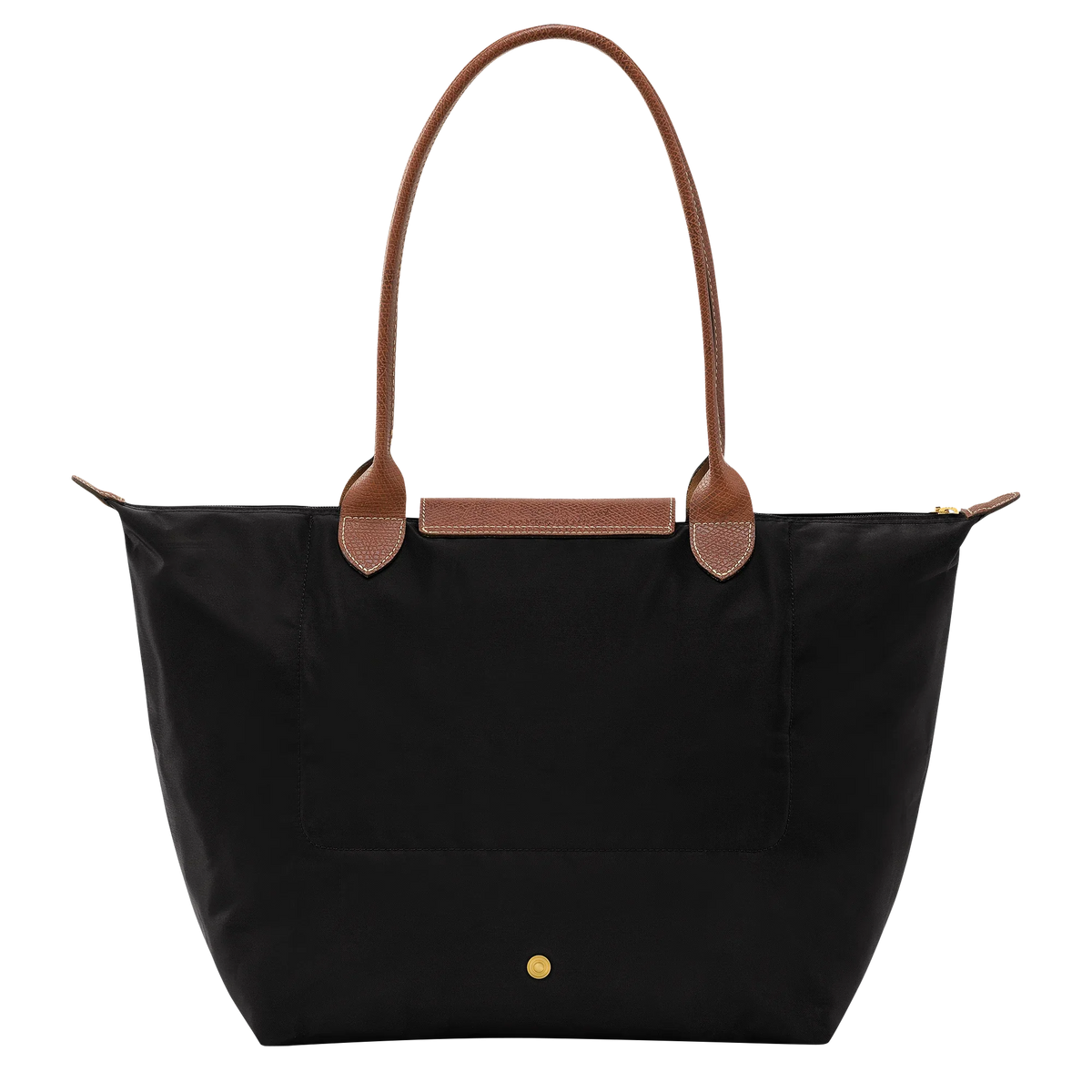 Borsa premium pieghevole in nylon | Nero