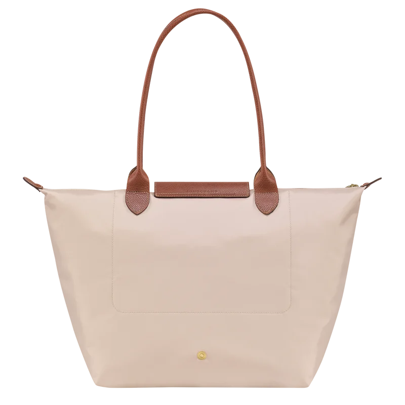 Borsa premium pieghevole in nylon | Bianco osso