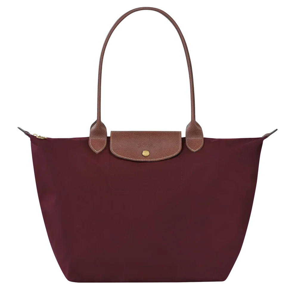 Borsa premium pieghevole in nylon | Bordeaux