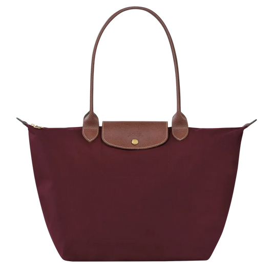 Borsa premium pieghevole in nylon | Bordeaux