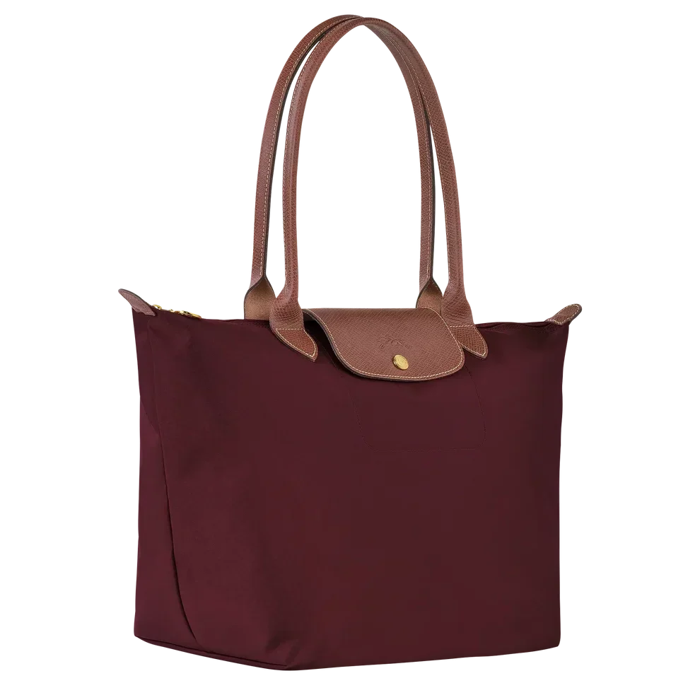 Borsa premium pieghevole in nylon | Bordeaux