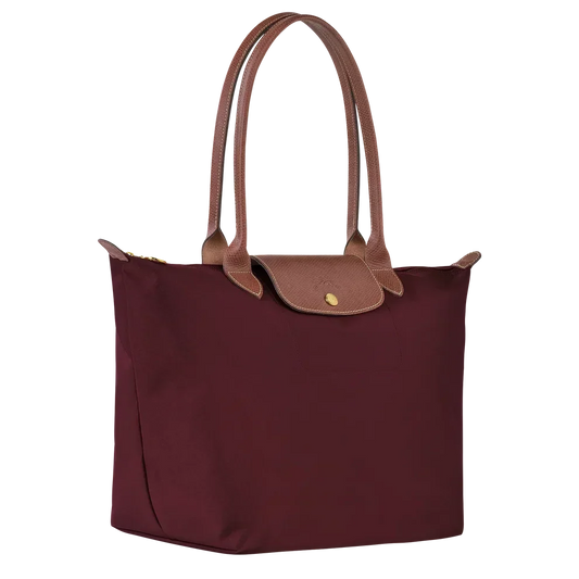 Borsa premium pieghevole in nylon | Bordeaux