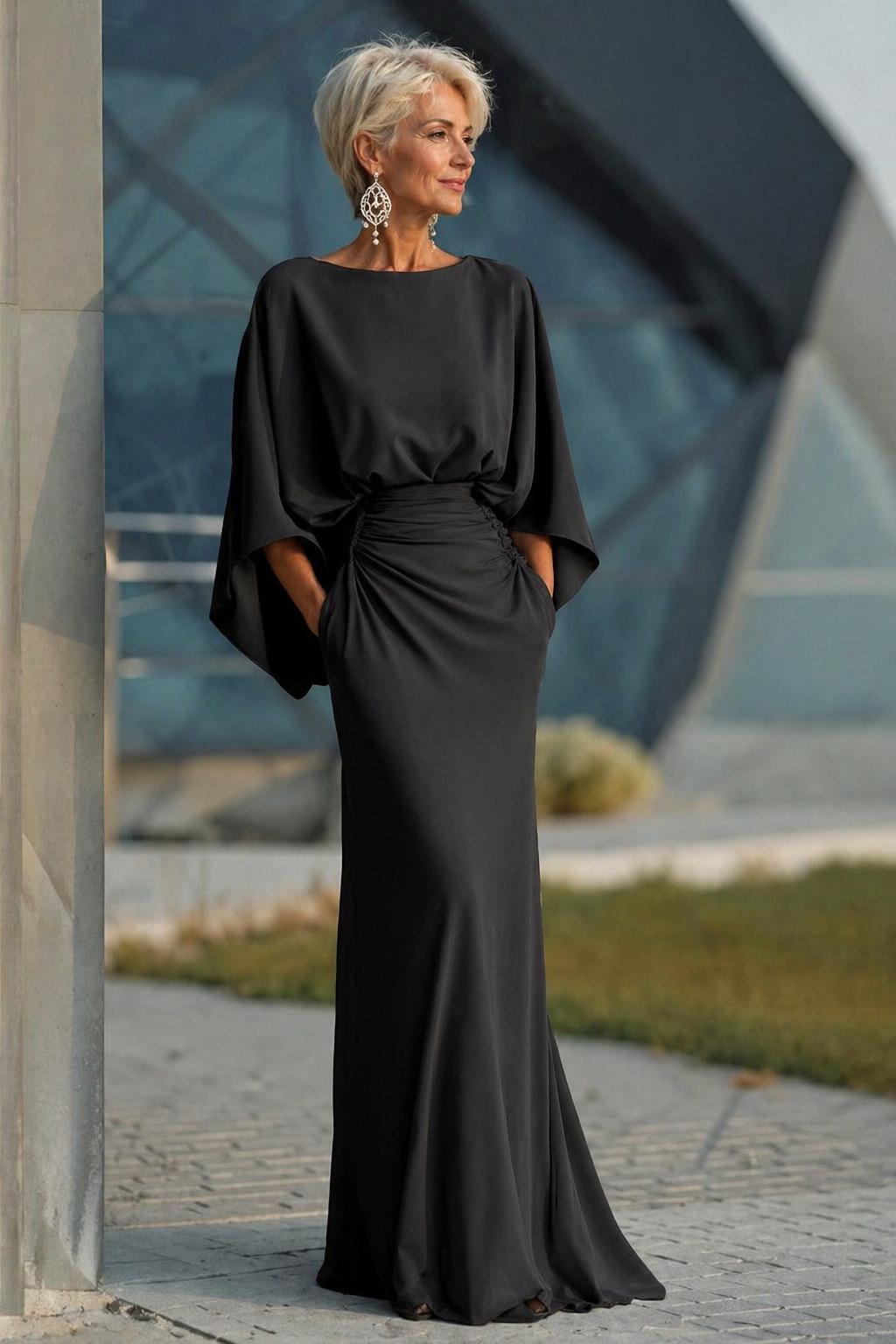 Alice | Abito elegante con schiena scoperta a V