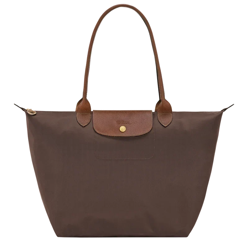 Borsa premium pieghevole in nylon | Moka