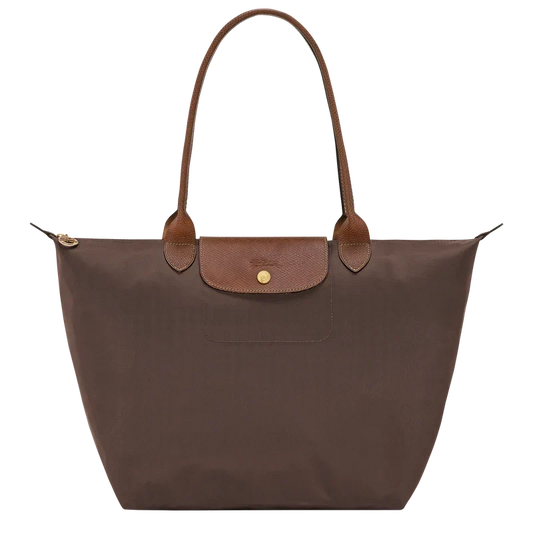 Borsa premium pieghevole in nylon | Moka