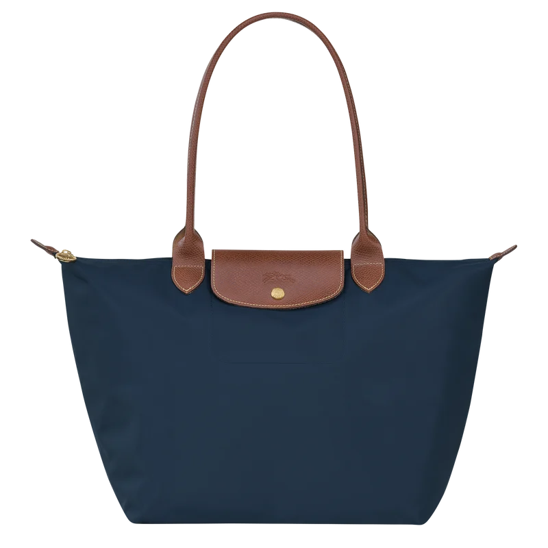 Borsa premium pieghevole in nylon | Blu