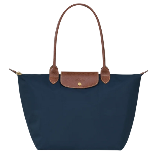 Borsa premium pieghevole in nylon | Blu