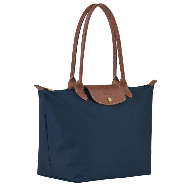 Borsa premium pieghevole in nylon | Blu