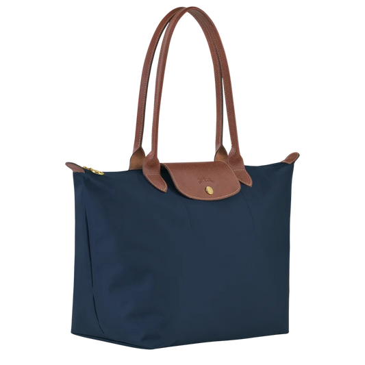 Borsa premium pieghevole in nylon | Blu