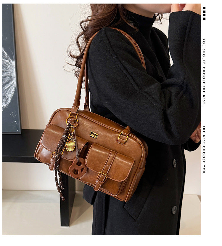 Martina | Borsa tote vintage Boston trapuntata