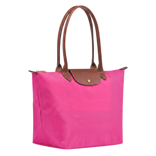 Borsa premium pieghevole in nylon | Rosa