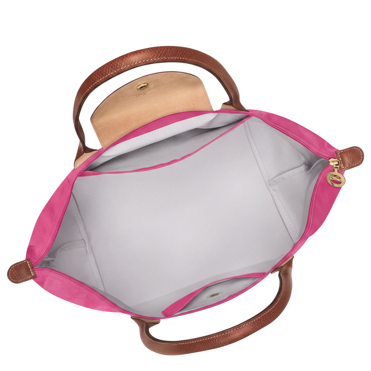 Borsa premium pieghevole in nylon | Rosa