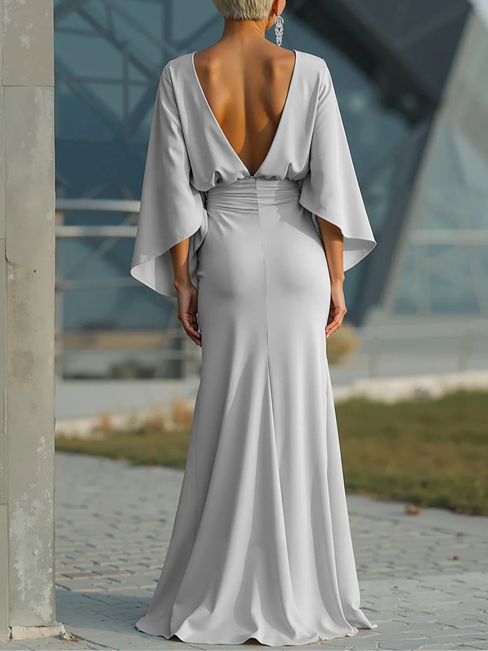 Alice | Abito elegante con schiena scoperta a V