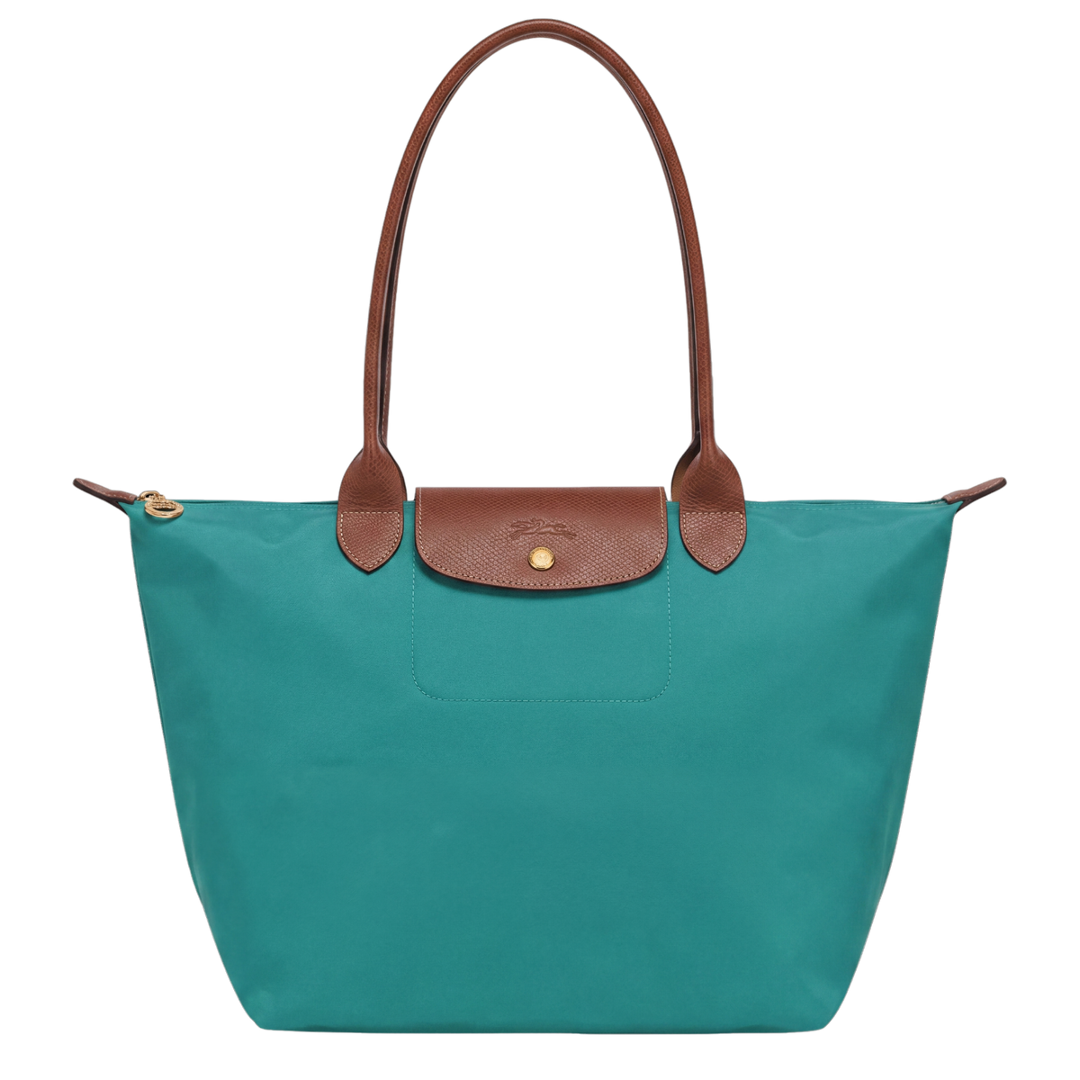 Borsa premium pieghevole in nylon | Turchese