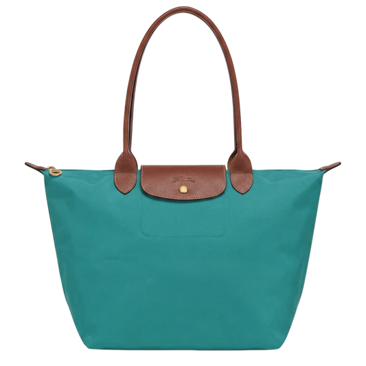 Borsa premium pieghevole in nylon | Turchese