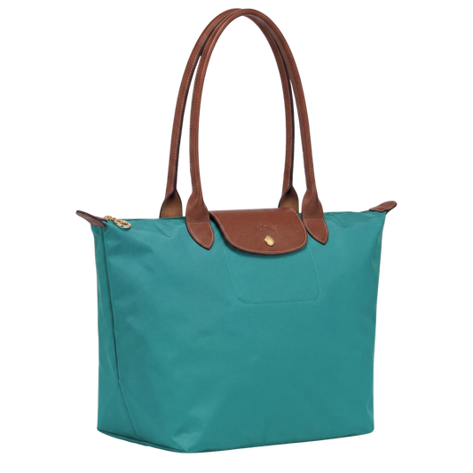 Borsa premium pieghevole in nylon | Turchese