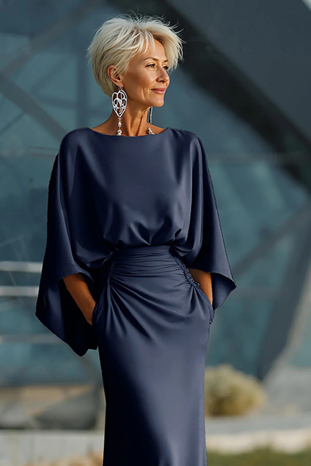 Alice | Abito elegante con schiena scoperta a V