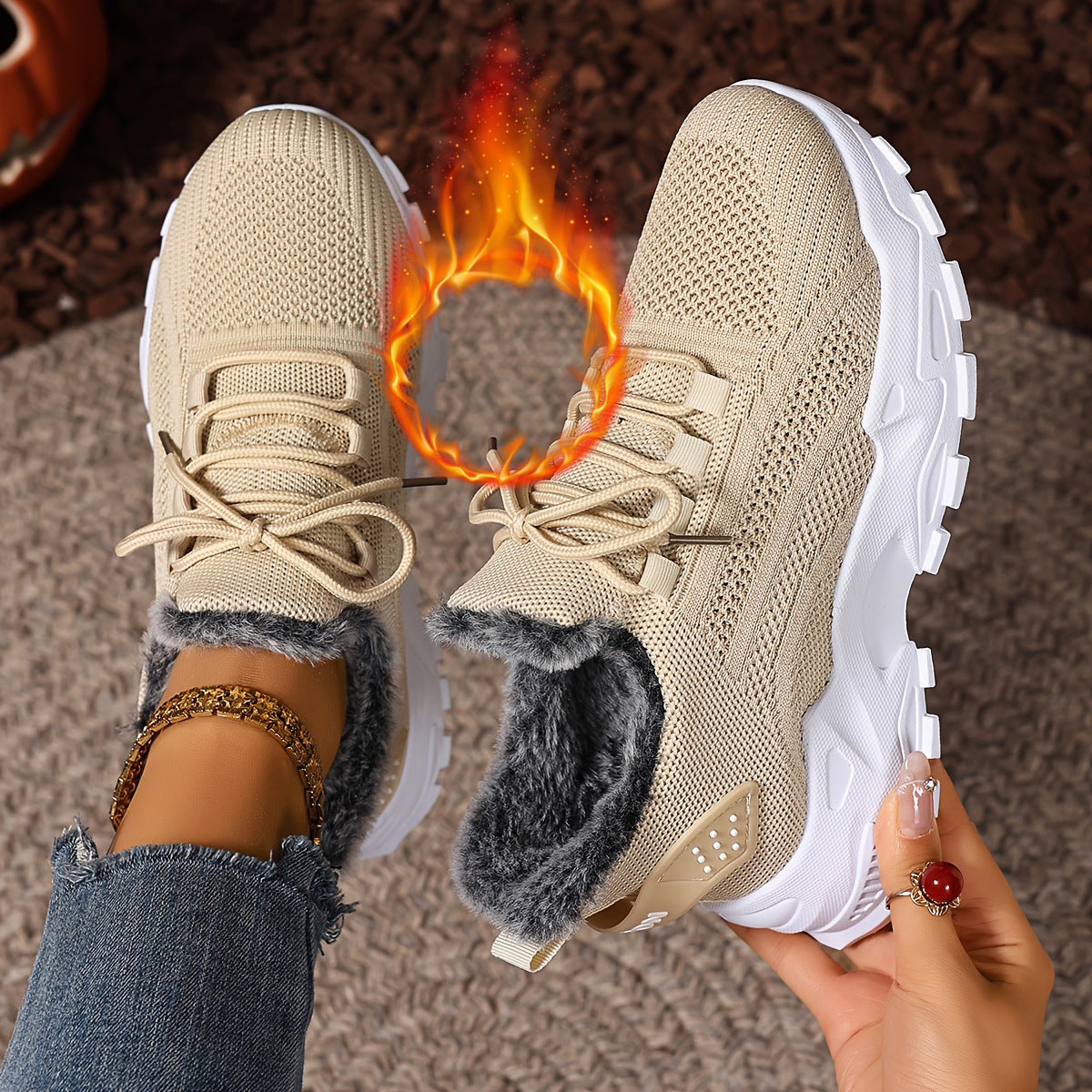 Rachele | Scarpe invernali imbottite e calde